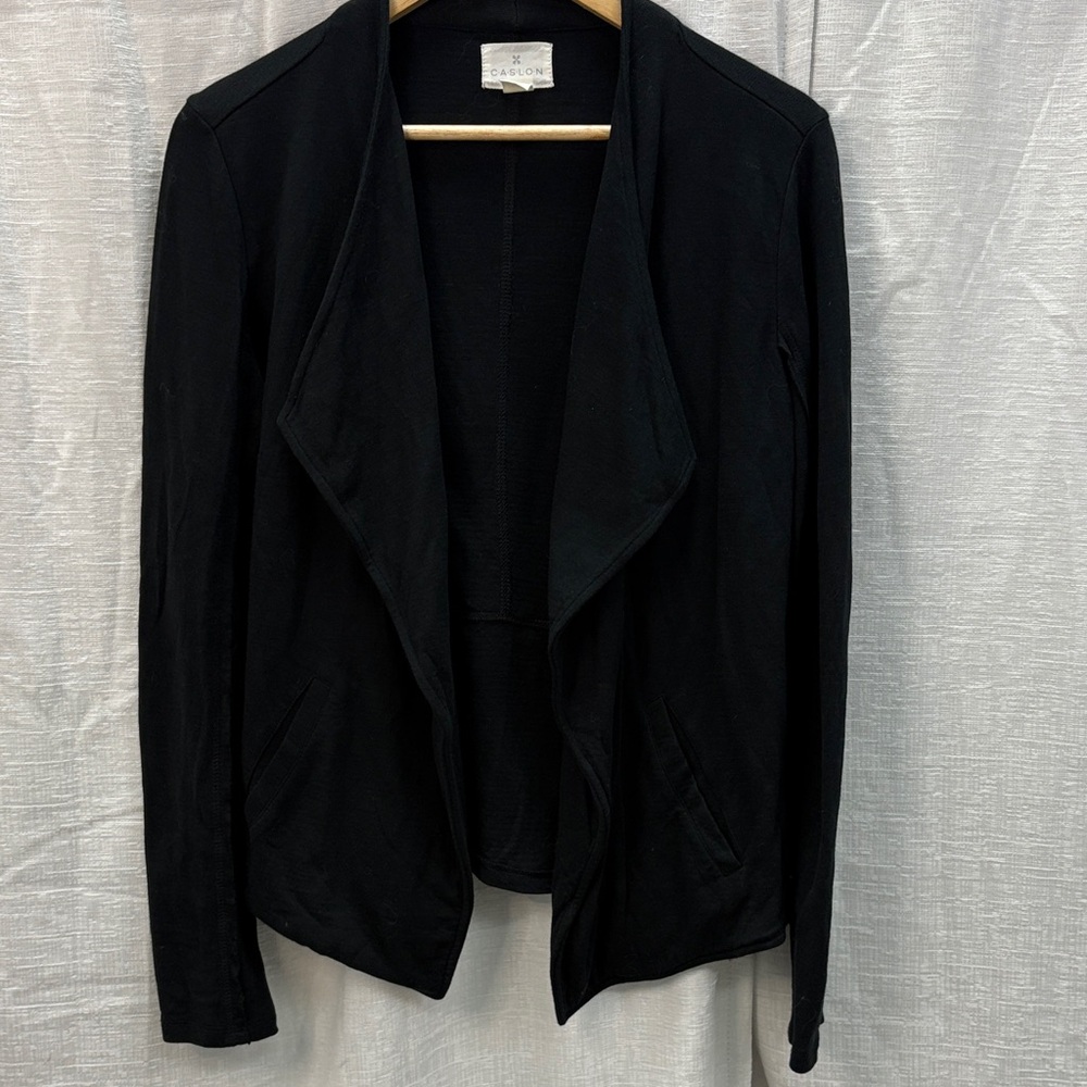 Caslon 100% Cotton Soft Blazer, Sweatshirt Material, Size Small, Light Weight